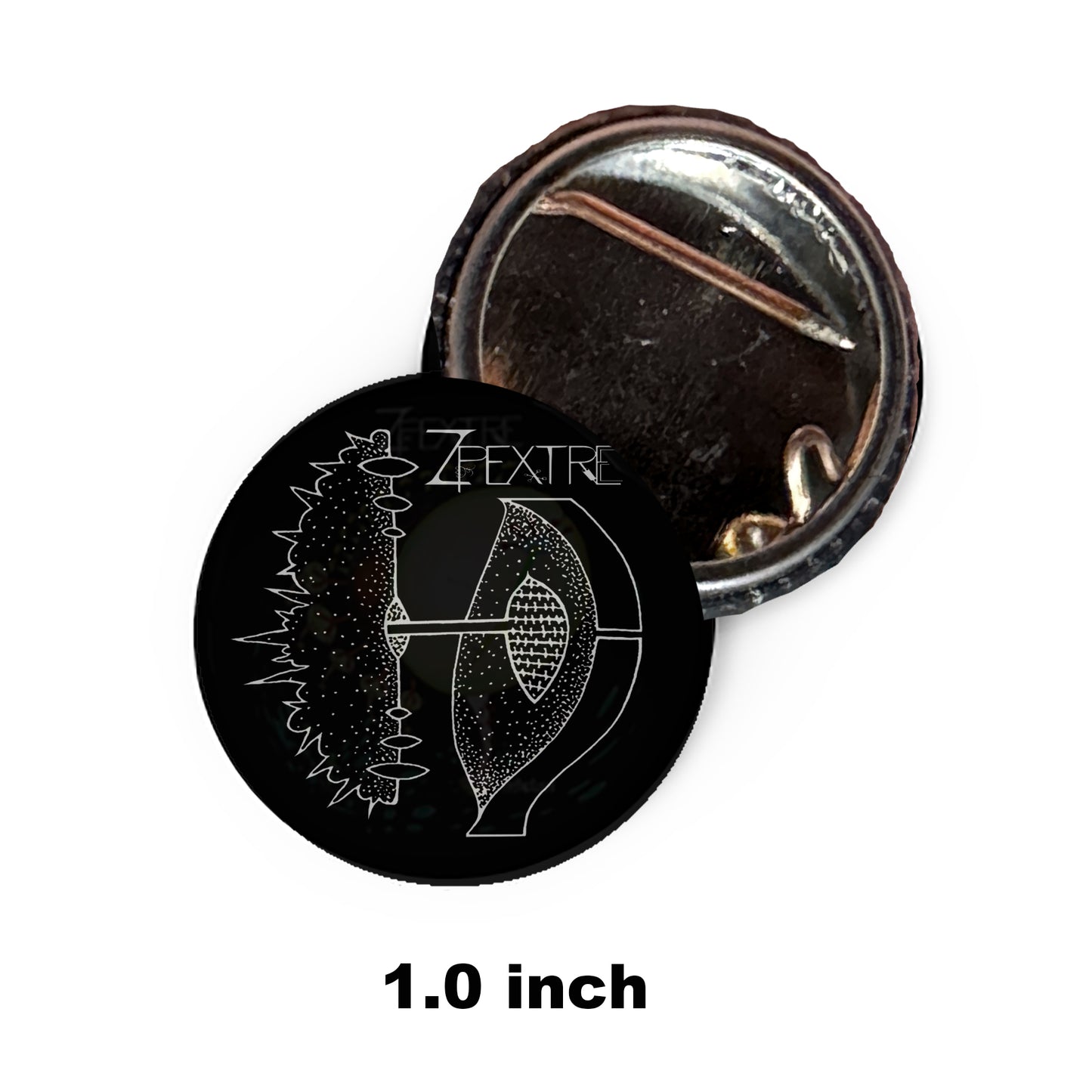 Brain Pin Button 1.0"